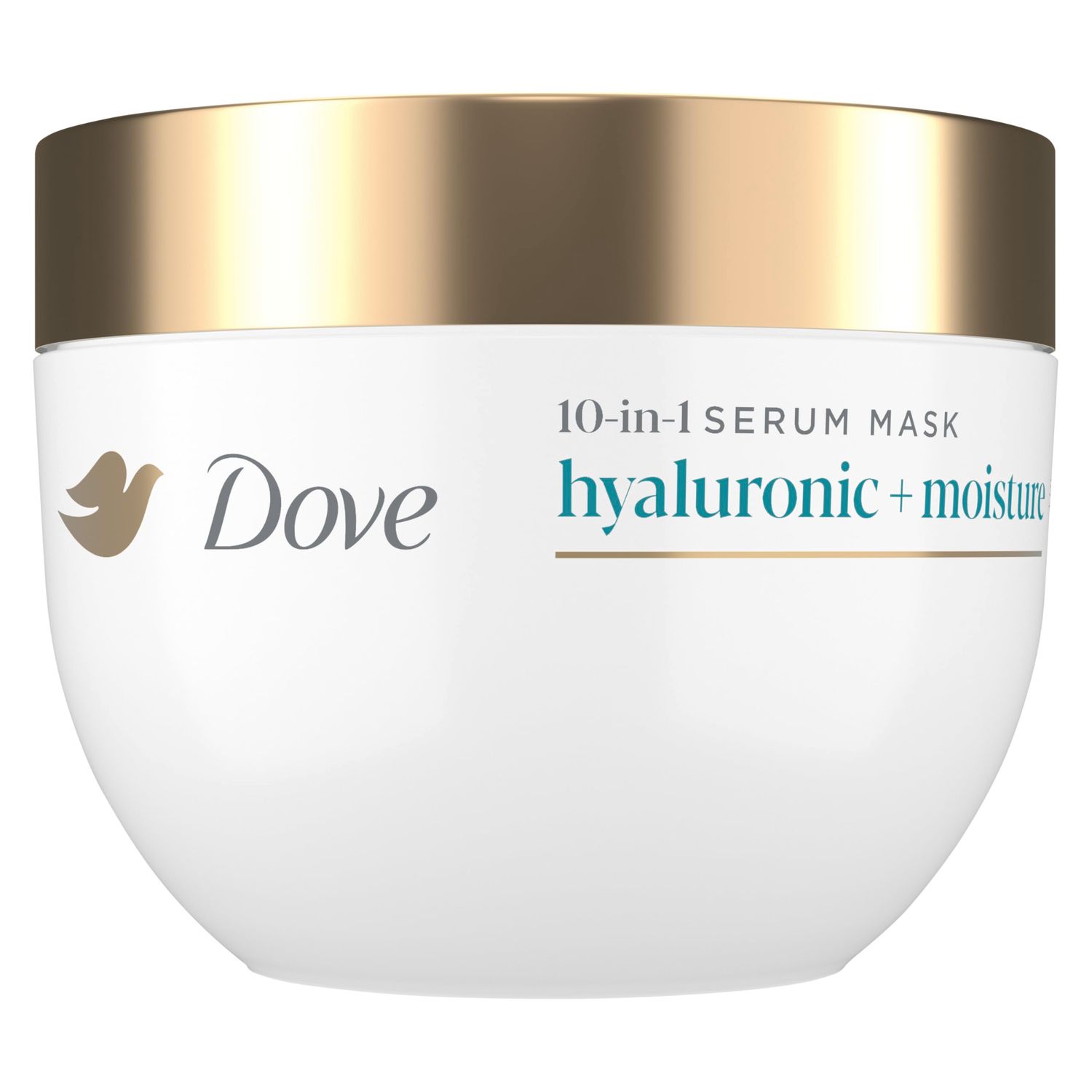 Dove Hair Mask Daily Moisture for Dry Hair with Liquid Bio-Protein Care Technology and Hyaluronic Serum 9.2 Oz