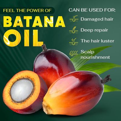 Batana Oil for hair Growth - Dr. Sebi-inspired 100% Pure & Organic Raw Batana Oil Prevent Hair Loss, Promotes Hair thickness for Men & Women - 5.29 oz
