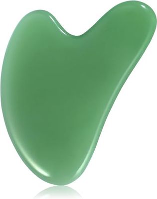 rosenice Gua Sha Facial Tools Guasha Tool Gua Sha Jade Stone Manual Massage Sticks for Jawline Sculpting and Puffiness Reducing for Face Body Tensions Reduce Festive Gifts