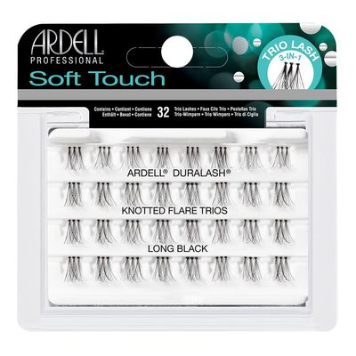 Ardell Soft Touch Trio Individuals Knotted, Long Black