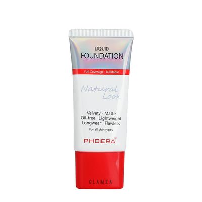 Glamza Phoera Foundation Full Coverage Makeup Set - 24hr Long Lasting Oil Control - Same Foundation Smarter Packaging (104 Buff Beige)