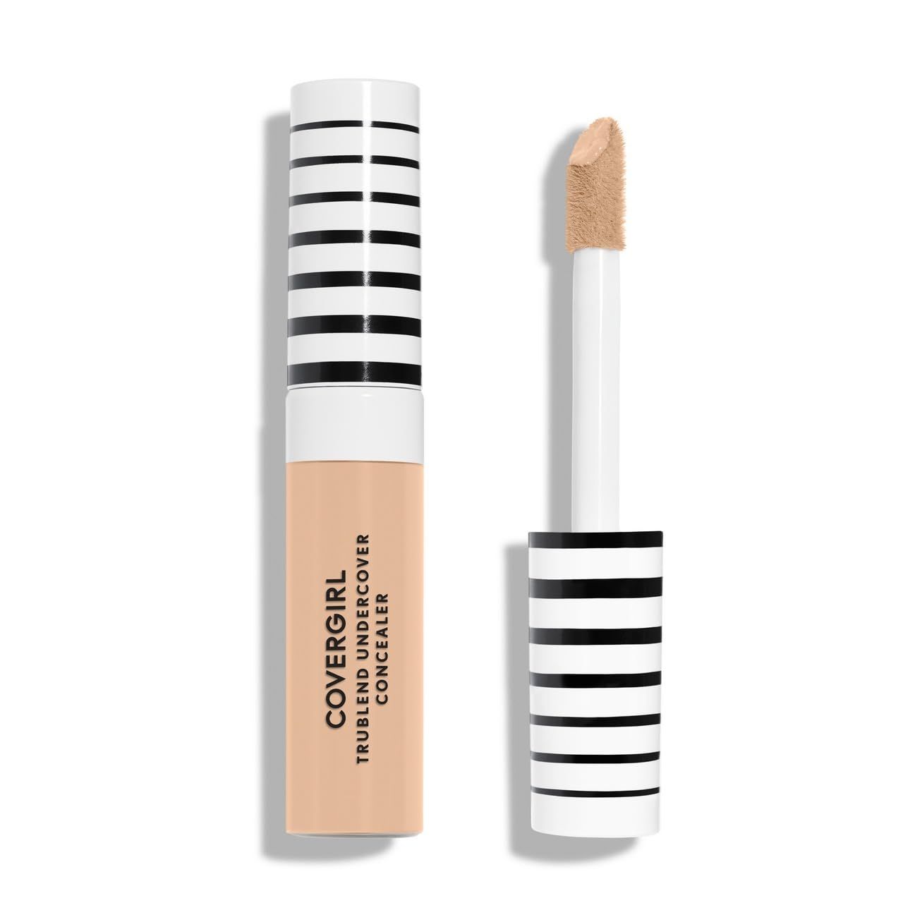 COVERGIRL TruBlend Undercover Full Coverage Concealer, Brighten &amp; Blur, 0.33 Oz ,Concealer Makeup, Full Coverage Concealer, Under Eye Concealer, Concealer for Dark Circles, 100% Vegan, Cruelty Free