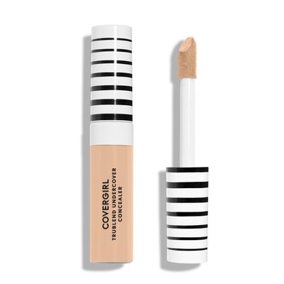 COVERGIRL TruBlend Undercover Full Coverage Concealer, Brighten &amp; Blur, 0.33 Oz ,Concealer Makeup, Full Coverage Concealer, Under Eye Concealer, Concealer for Dark Circles, 100% Vegan, Cruelty Free