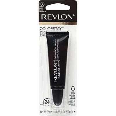 Revlon Eyeshadow Primer, ColorStay 24 Hour Eye Primer, Longwearing &amp; Non-Drying Formula Infused wiith Shea Butter, 100 Universal, 0.33 Oz