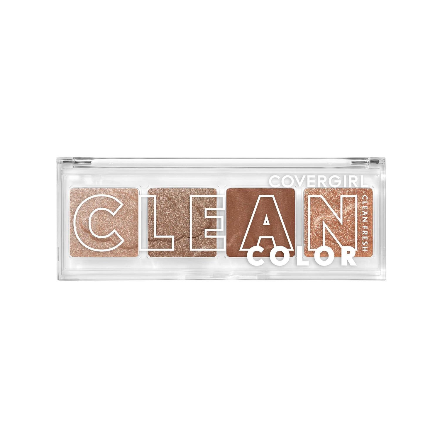 COVERGIRL Clean Fresh Clean Color Eyeshadow - Eyeshadow, Eyeshadow Palette, Shimmer Eyeshadow, Vegan Formula - Shimmering Beige, 4g (0.14 oz)