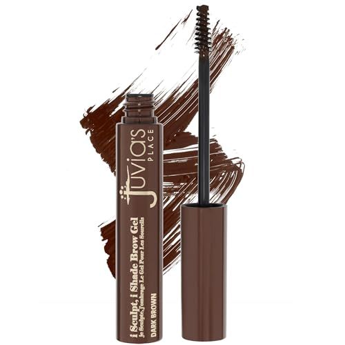 Juvia&#39;s Place iSculpt, iShade Eyebrow Gel - Dark Brown, Waterproof Gel for Eyebrows, Eyebrow Tint, Eyebrows Makeup Enhancer, Eyebrow Gel Filler, Eyebrow Tinted Brow Gel, Advanced Eyebrow Gel Definer