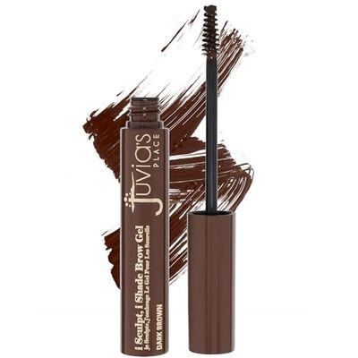 Juvia&#39;s Place iSculpt, iShade Eyebrow Gel - Dark Brown, Waterproof Gel for Eyebrows, Eyebrow Tint, Eyebrows Makeup Enhancer, Eyebrow Gel Filler, Eyebrow Tinted Brow Gel, Advanced Eyebrow Gel Definer