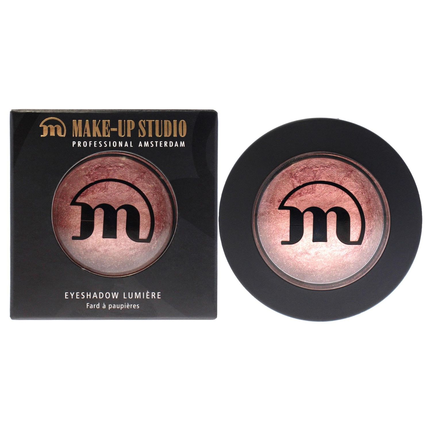Make-Up Studio Professional Amsterdam Eyeshadow Lumiere - Warm Undertone - Long-Lasting Shine - Highly Pigmented - Can Be Used Wet Or Dry - Available In Refill Packaging - Vintage Rose - 0.06 Oz