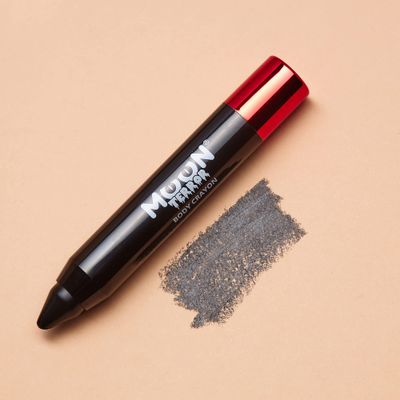 Halloween Face Paint Stick Body Crayon by Moon Terror, SFX Make up - Midnight Black - Special Effects Make up - 0.12oz