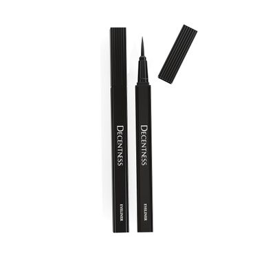 DECENTNESS Eyeliner,Liquid With Ultra-Fine Tip,Long-lasting&amp;Waterproof,Vegan Formula,0.02FlOz (Graffiti Black)