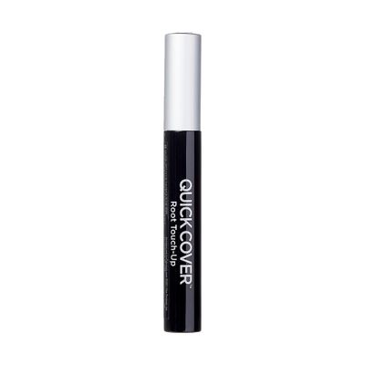 RED by Kiss Quick Cover Root Touch Up Rescue, Mascara Natural Water-Resistant Temporary Gray Concealer Cover Up Brush for Hair Mustache & Beard (Black) (2Pcs)