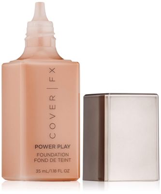Cover FX Power Play Foundation Full Coverage, Waterproof, Sweat-proof and Transfer-Proof Liquid Foundation For All Skin Types G100, 1.18 fl. oz.