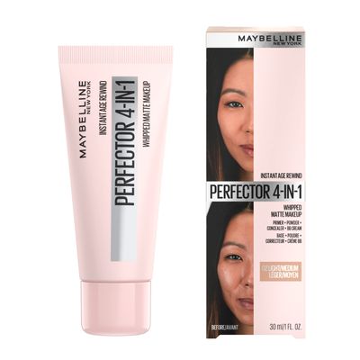 Maybelline Instant Age Rewind Instant Perfector 4-In-1 Matte Makeup, 02 LightMedium, 1 Count