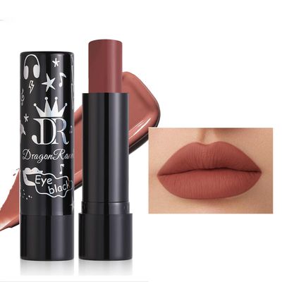 Red Brown Matte Lipstick, Smudge Proof Long Lasting Creamy Lipstick, Velvet Moisturizing Lip Stick, Intense Color Lipstick, High Pigmented Matte Lip Stick, Halloween Waterproof Lip Gloss(11# Vampires)