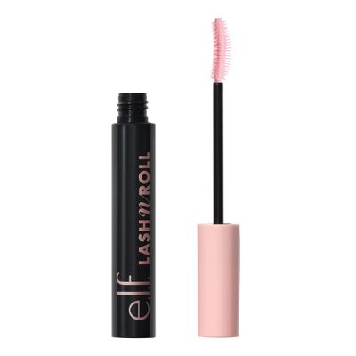 e.l.f. Lash &#39;N Roll Mascara, Curling Mascara For Visibly Lifted Lashes, Lifts &amp; Separates Lashes. Long-Lasting Formula, Vegan &amp; Cruelty-Free, Pitch Black
