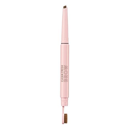 Covergirl Clean Fresh Brow Filler Pomade, 400 Soft Brown, Eyebrow Pencil, Ultra-Precise Tip, Creamy Formula, Highly Pigmented, Soft Matte Finish, Vegan Formula, 0.007oz