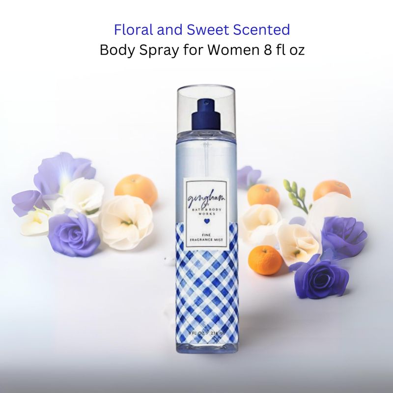 Bath &amp; Body Works Fine Fragrance Body Spray Mist 8 fl oz  236 mL (Gingham)