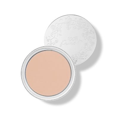 100% PURE Cream Foundation Concealer Face Makeup Medium to Full Matte Coverage - Rich Hydrating Balance for Dry Skin - Vegan Fruit Pigmented Alpine Rose Color (Fair with Cool Undertone) - 0.32 oz