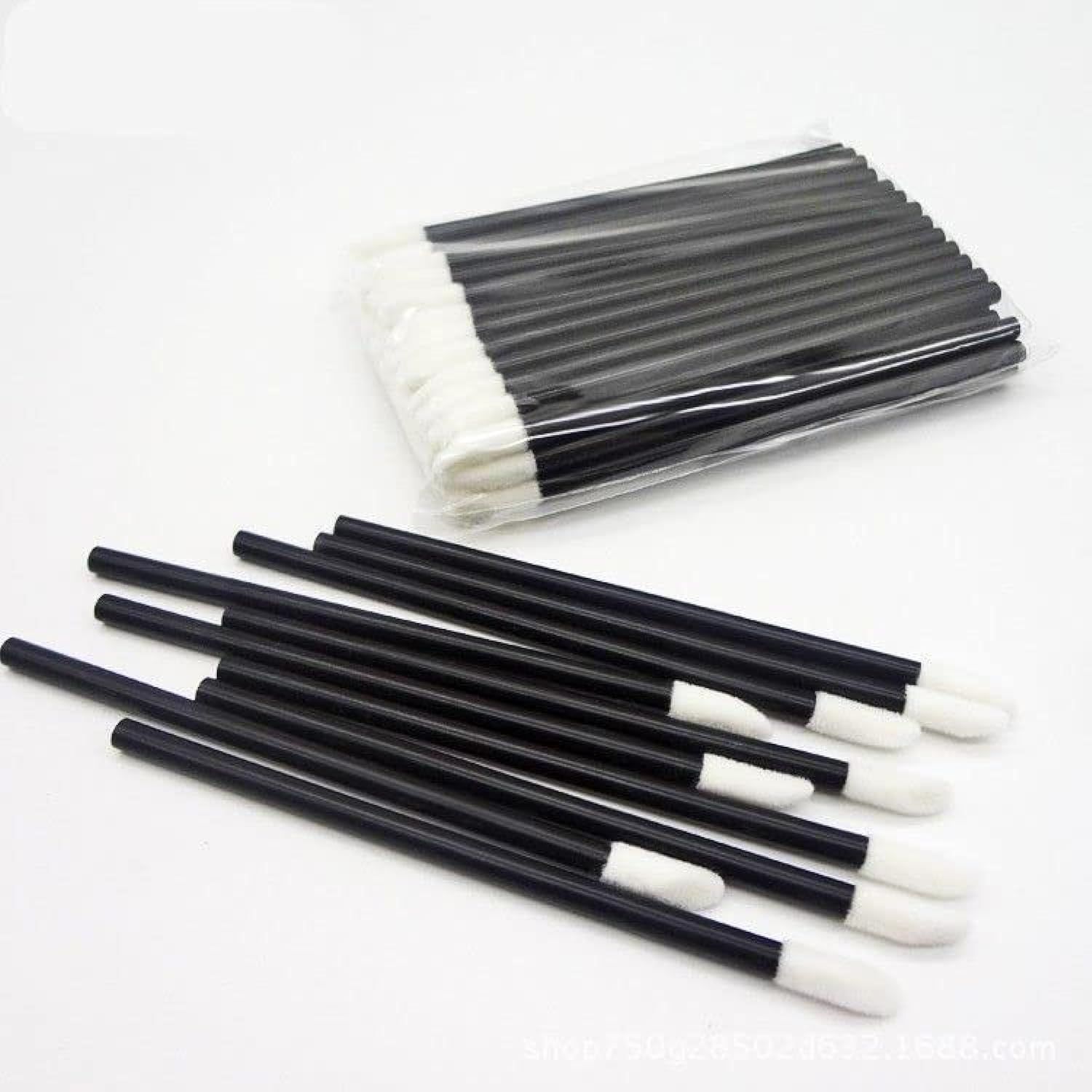 GoWorth 200PcsSet Disposable Lip Brushes Make Up Brush Lipstick Lip Gloss Wands Applicator Tool Makeup Beauty Tool Kits