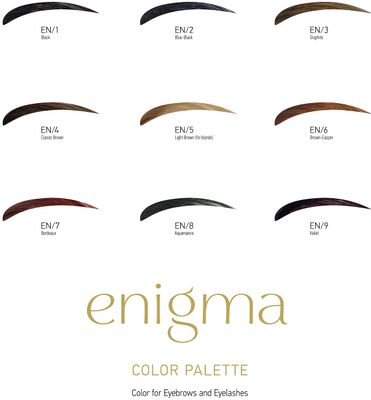 Estel Enigma CLASSIC BROWN COLOR Paint for Eyelashes and Eyebrows
