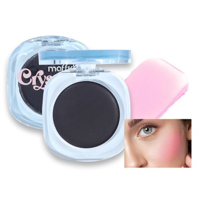 Aaiffey Black Cream Blush,Color Changing Blush for Cheeks and Lips Tint Magic Black PH Temperature Changing Face Tint Stain Blush Blendable Dewy &amp; Natural Finish for All Skin Tones (02# Black)