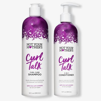 Not Your Mother&#39;s Curl Talk Shampoo and Conditioner - 12 fl oz (2 Pack) - Shampoo and Conditioner for Curly Hair