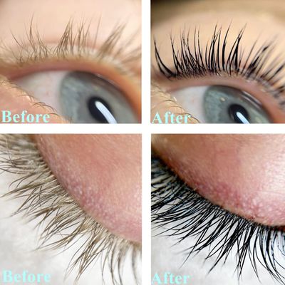Black Lash Tint Kit, Keratin Black Eyelash Dye and Eyebrow Tint, 6 Week Voluminous Brow Tint, Tinting Look For Lash PermLiftLamination Treatment (Black Eyelash Tint Kit Only)