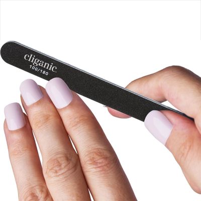 Cliganic 12 Pack Nail File Set 180240 Grit | Professional Emery Boards for Natural, Gel & Acrylic Nails | Washable Double Sided Kit | Cliganic 90 Days Warranty