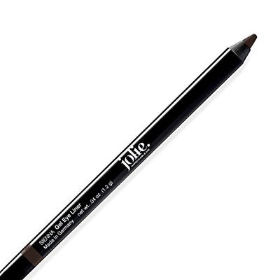 Jolie Super Smooth Gel Crayon Eyeliner Pencil - Sienna Brown