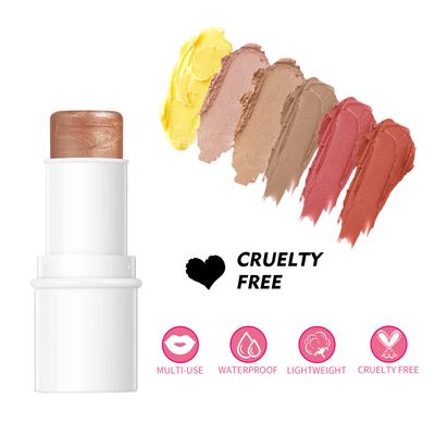 MEICOLY Makeup Sticks Set, Contour Stick,Blush Stick, Highlighter Stick,Facial Repair Bronzer 3D Wonder Shading Stick, Multi Stick Trio Cream Face Blush for Cheeks Lip Eye