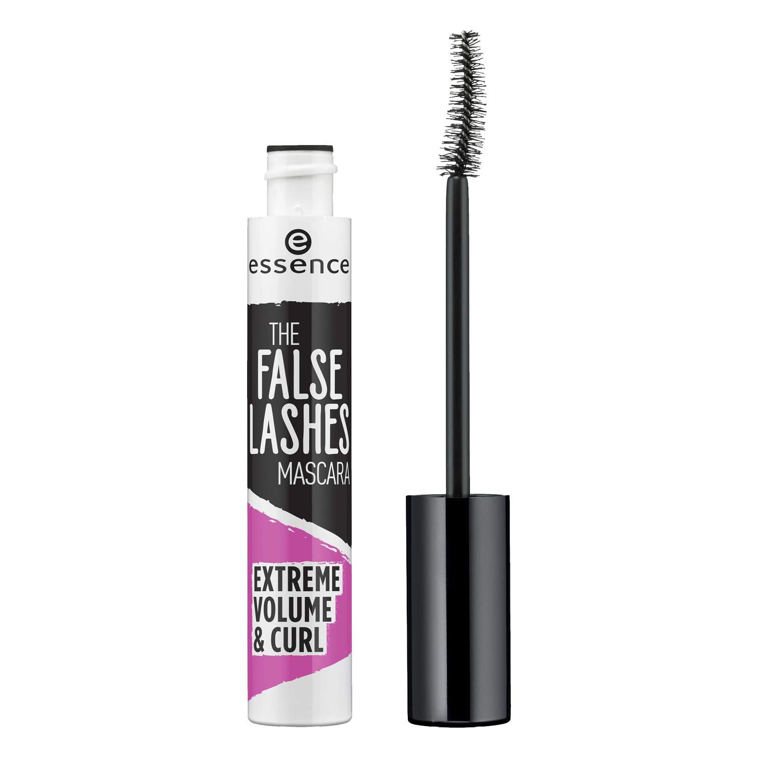 essence | The False Lashes Mascara Extreme Volume and Curl | Vegan &amp; Paraben Free | Cruelty Free - Black