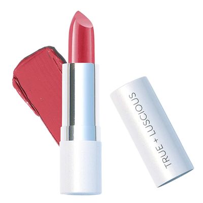 True  Luscious Super Moisture Lipstick - Clean, Vegan and Cruelty Free - Lasting Hydration for Dry Lips with a Satin Finish - Vintage Rose