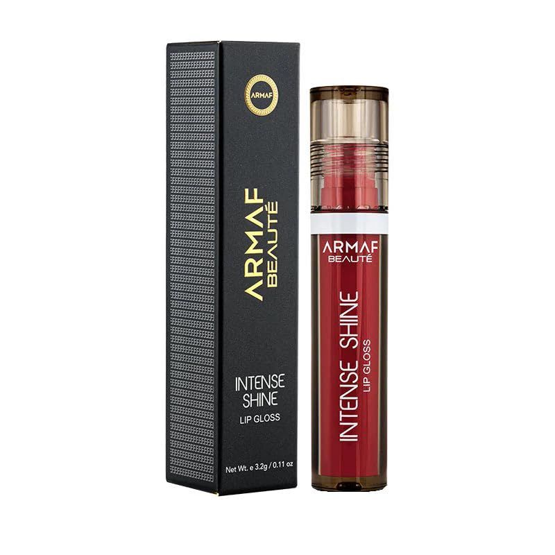 Armaf Beaut Intense Shine Lip Gloss - Moisturizing Non-Sticky Lip Gloss For High Shine, Cherry, 3.2g0.11 oz