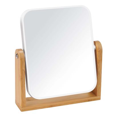 LFOYOU Vanity Mirror Makeup Mirror with Stand, 1X3X Magnification Double Sided 360 Degree Swivel Magnifying Mirror, 8 Inch Portable Table Desk Counter top Mirror Bathroom Shaving Mirror