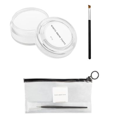 10g White Eyebrow Mapping Paste Permanent Makeup Microblading Brow Paste Eyebrow Lip Shaping Position Tinting Tool