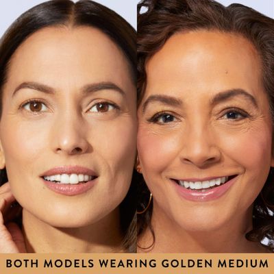 LAURA GELLER NEW YORK Laura's Must-Haves Kit 3pc Baked Balance-n-Brighten Powder Foundation, Golden Medium  Spackle Skin Perfecting Makeup Primer, Hydrate  Airbrush Round Kabuki Brush