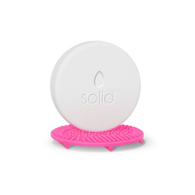 Beautyblender | Blendercleanser Solid Lavender Makeup Sponge &amp; Brush Cleanser  Silicone Scrub Mat, Cleansing Tool &amp; Scented Makeup Sponge Cleaner, Vegan, Cruelty Free, Made in the USA, 1 oz