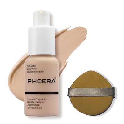 Foundation,Matte Foundation Concealer Full Coverage,Oil-Control &amp;Waterproof Foundation Makeup For Women. (#102 Nude, 30ml)