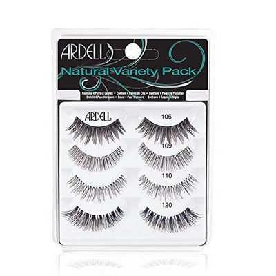 Ardell &quot;Best of&quot; Natural Variety Pack of False Eyelashes, 4 Pairs of Natural Fake Eyelashes