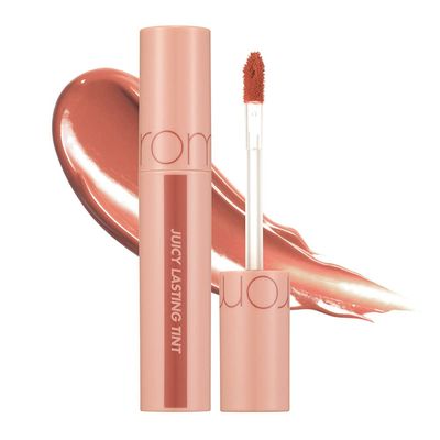 rom&amp;nd Juicy Lasting Tint 22 POMELO SKIN, Vivid color, &amp; Glossy Finish, Long-lasting, MLBB, moisturizing, Highly-Pigmented, Clear Natural Makeup, Lip for Daily Use, K-beauty, 5.5g  0.2 oz