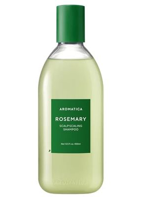 AROMATICA Rosemary Scalp Scaling Shampoo 13.53 oz400 ml - Vegan Hair Growth Shampoo, Thinning Hair Loss Shampoo For Women - Free from Sulfate, Silicone, and Paraben