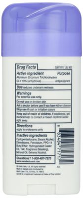 Sure Deodorant Invisible Solid, Unscented - 2.6 oz