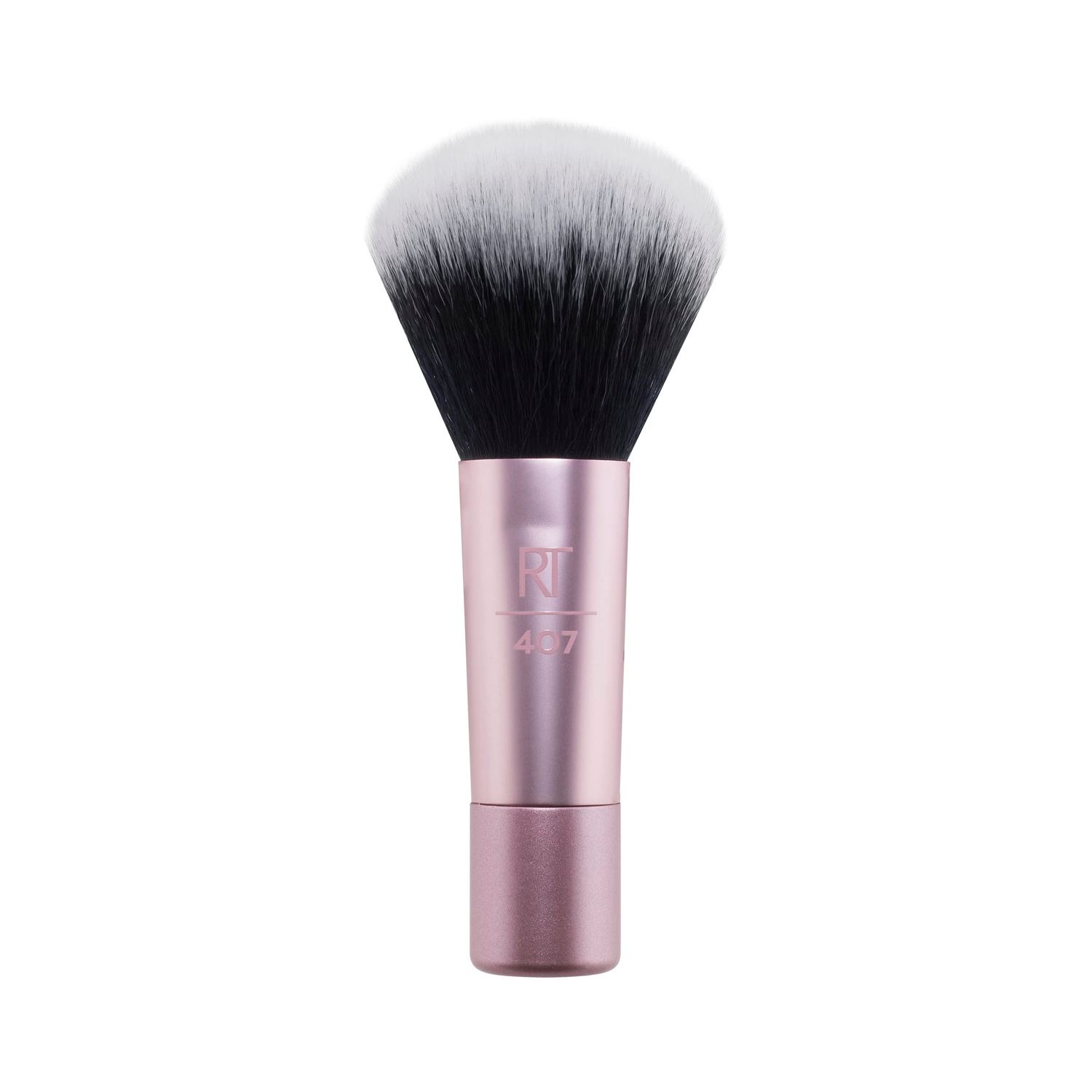 Real Techniques Mini Multitask Makeup Brush, For Blush, Bronzer &amp; Powder, Face Brush with Custom-Cut Synthetic Bristles, For Loose &amp; Pressed Powder, Travel Sized, Vegan &amp; Cruelty-Free, 1 Count