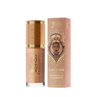 Juvia&#39;s Place Nubian Glow Liquid Luminizer Golden Hour - Radiant Highlighter Makeup Glowy Tint Daily Dewy Luminous Beauty Creamy Bronzing Skincare Radiating Brightening Natural Shine Face &amp; Cheeks