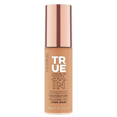 Catrice | True Skin Hydrating Foundation | Lightweight Buildable Coverage with Hyaluronic Acid and Watermelon Seed Oil | Vegan &amp; Cruelty Free (070 | Warm Caramel)