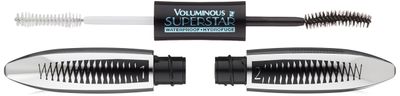 L&#39;Oreal Paris Cosmetics Voluminous Superstar Mascara, Waterproof, Blackest Black, 0.41 Fl. Oz, 1 Count