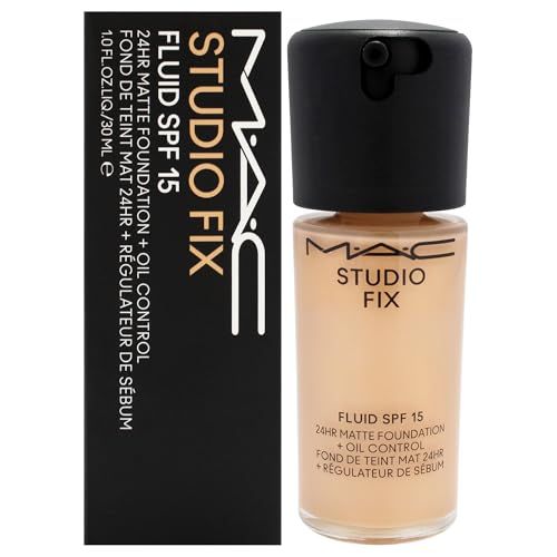 Studio Fix Fluid SPF 15 24Hr Matte Foundation Plus Oil Control - NC25 by MAC for Women - 1 oz Foundation