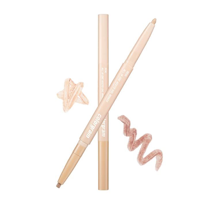 COLORGRAM Under Eye Highlighter Stick 03 Real Tone | Silky-Smooth Long-Lasting Highlighter &amp; Contouring Stick for Smudge-Proof, Shining Daily Makeup | K-Beauty Face Highlighters &amp; Luminizers