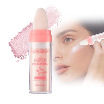Polvo De Hadas - Body Glitter Highlighter Powder Fairy Stick for Makeup Shimmer and Shine High Gloss Blush Contour Powder Makeup - 3 Colors Sparkle Patting Powder For Hair Face Eyes Body