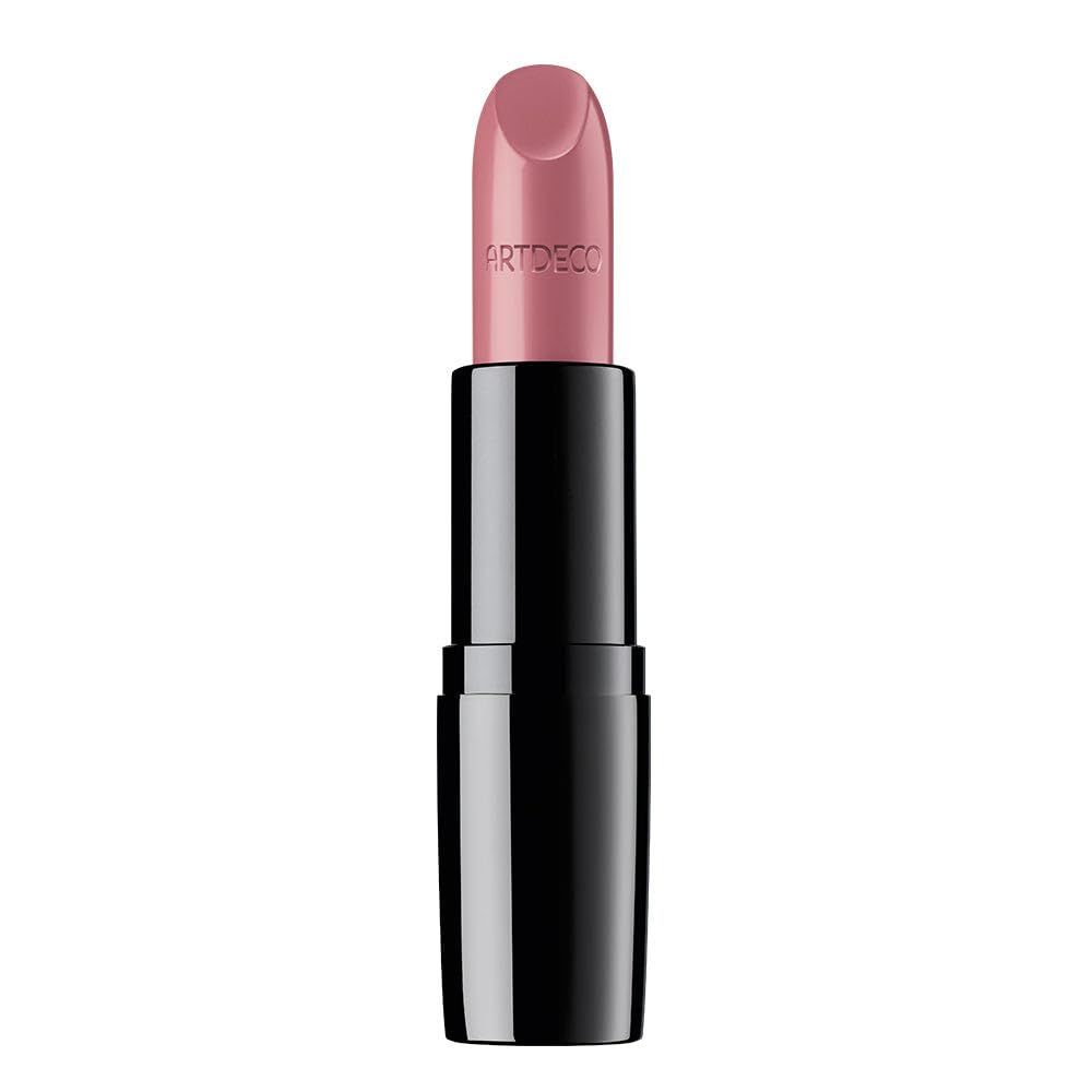 ARTDECO Perfect Color Lipstick - Lingering Rose - Glide-On Lipstick - Rich Color &amp; Plumping Effect - Creamy, Pearly Finish - Hyaluronic Acid - Long Lasting - Lip Plumper - Lip Care - Makeup - 0.14 Oz